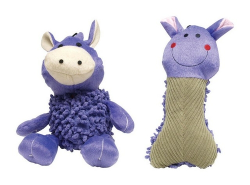 Boss 08847 Shaggy Plush Dog Toy Assorted Styes