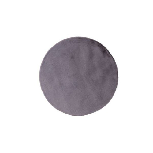 Pony Round Gunmetal Rug