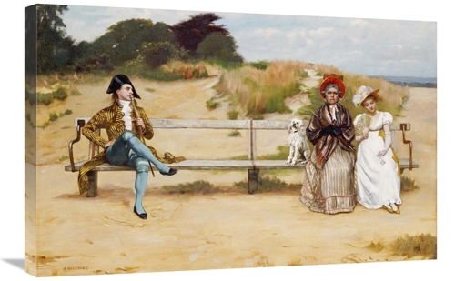 Global Gallery GCS-266577-30-142 30 in. George & the Dragon Art Print 