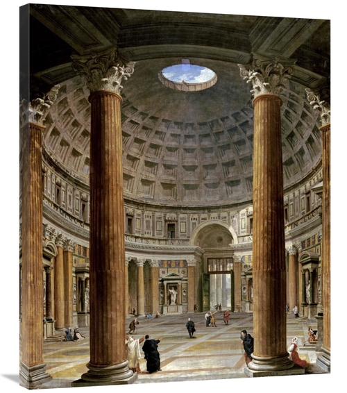 Global Gallery GCS-266979-36-142 36 in. The Interior of the Pantheon&#