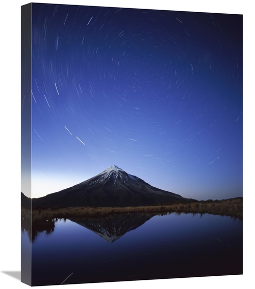 Global Gallery GCS-453448-2024-142 20 x 24 in. Star Trails Around the 