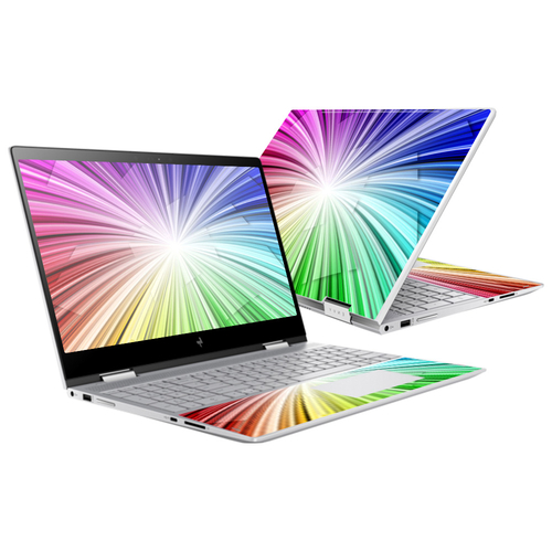 MightySkins HPENVY1517-Rainbow Explosion Skin for HP Envy X360 15 in. 