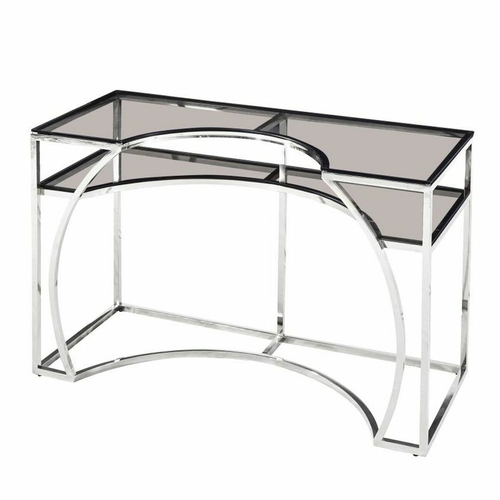 Console DKD Home Decor Silver Crystal Steel (120 x 50 x 75 cm)