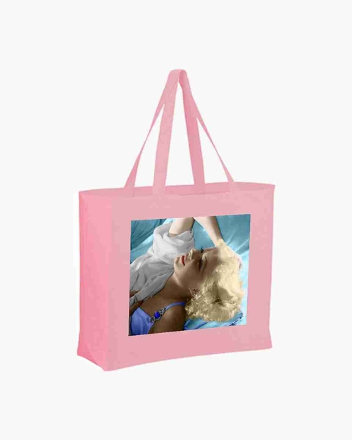 Jean Harlow 1935  Pink Tote Grocery, Beach Bag