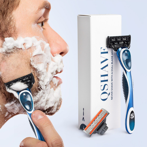 Blue Men Shave Razor Can Design Your Name