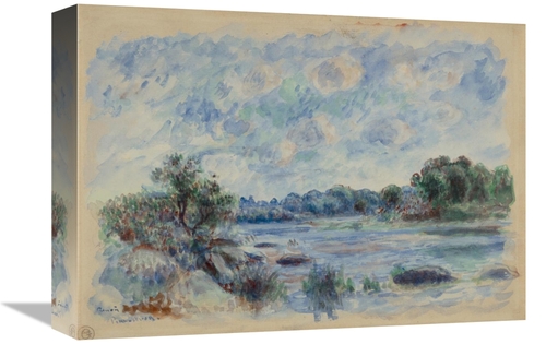 12 x 16 in. Landscape at Pont-Aven Art Print - Pierre-Auguste Renoir