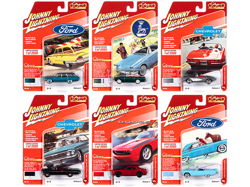\Classic Gold Collection\" 2020 Set A of 6 Cars Release 3 Limited