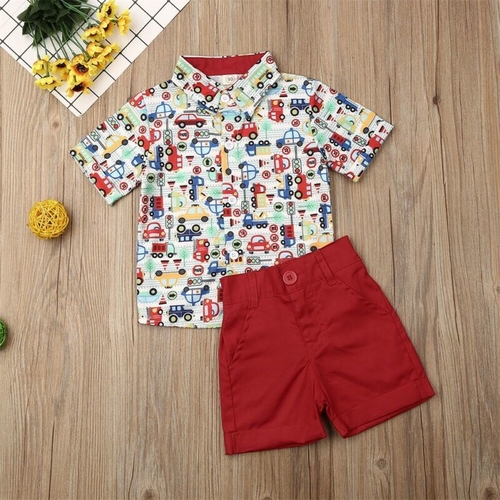 1 6T Baby Kids Summer Clothes Set Toddler Kid Boy