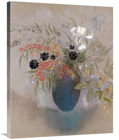 Global Gallery GCS-267077-36-142 36 in. Flowers in a Vase - Fleurs Dan