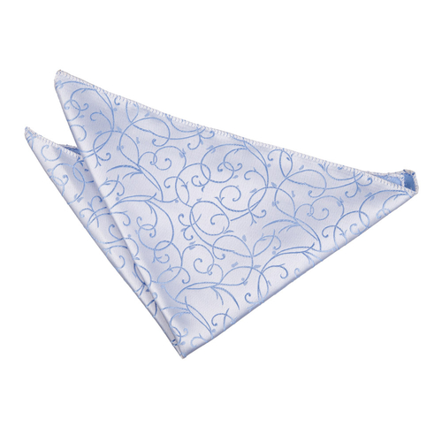 Swirl Handkerchief - Baby Blue