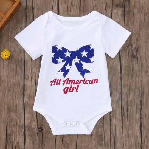 Summer 2018 Girls Bodysuits 0-24M Newborn Baby