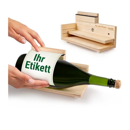 LABELING WIZARD | Labeler with attachment for large containers | Label