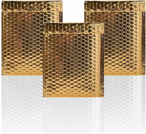 Bubble Mailers 6 x 9 Padded Envelopes 6x9 Pack of 25 Gold Cushion