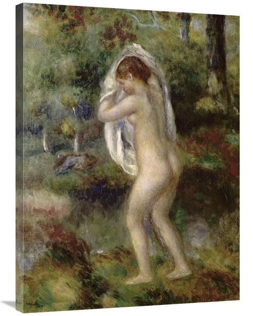 Global Gallery GCS-279701-36-142 36 in. Young Girl Undressing to Bathe