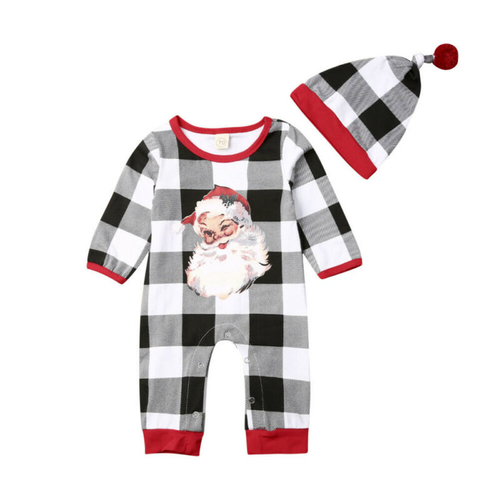 Christmas Infant Baby Boy Girl Rompers Clothes
