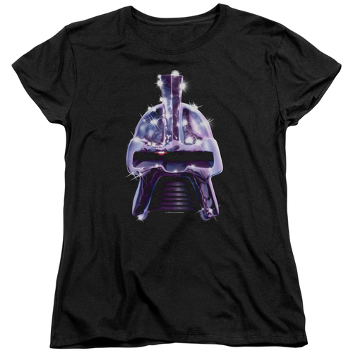 Trevco BSG197-WT-2 BSG & Retro Cylon Head Womens Cotton Short Sleeve T