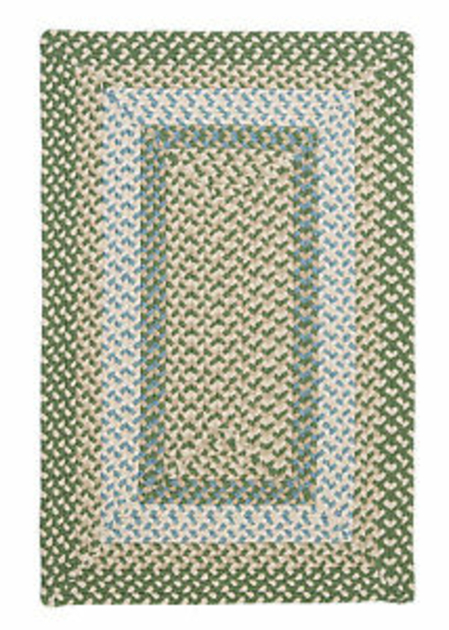 Colonial Mills Rug MG19R024X120R Montego - Lily Pad Green 2 ft. x 10 f