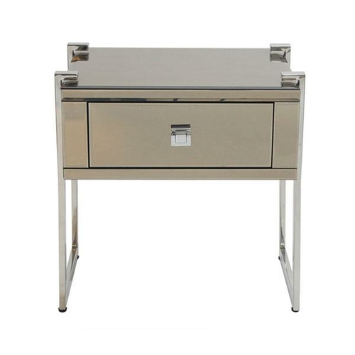 New York Mirrored Bedside