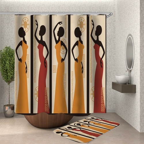 African Women Shower Curtain