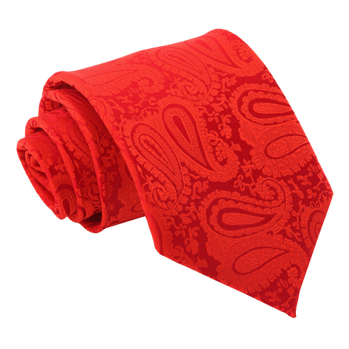 Paisley Classic Tie - Red