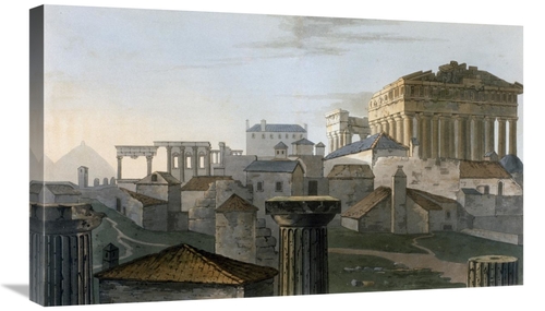 Global Gallery GCS-278000-30-142 30 in. West Front Acropolis From Jour