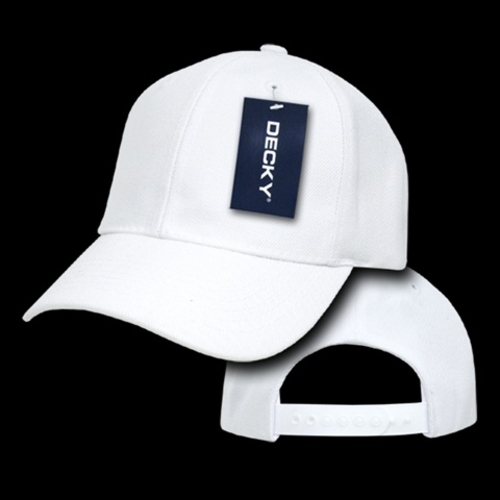 Decky 7001-WHT Kids Acrylic Caps- White