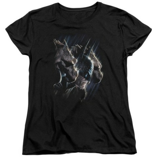 Batman-Gargoyles - Short Sleeve Womens Tee - Black, 2X