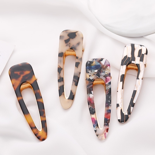 New Big Size Women Elegant Leopard Print Acetate