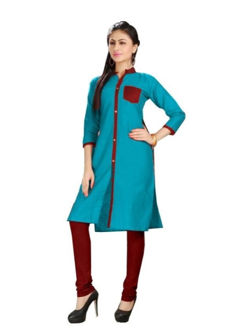 Collared Women's Long Kurti