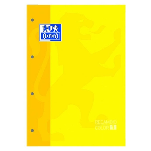 Replacement Oxford Sheets 80 Sheets 5 Units A4 Yellow 5 Pieces