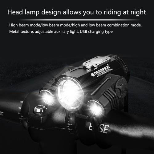 Adjustable High Light Bicycle Headlight USB