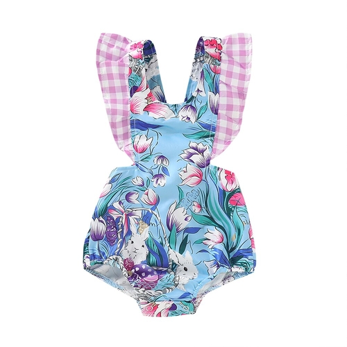 Newborn Baby Boys Girls Easter Bunny Romper