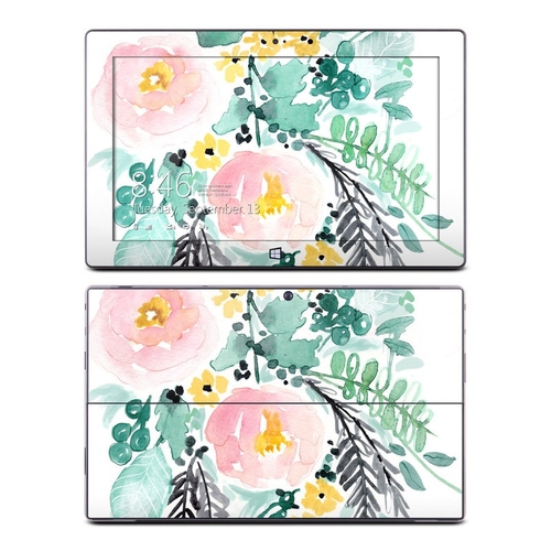 DecalGirl MISP-BLUSHEDFLOWERS Microsoft Surface Pro Skin - Blushed Flo