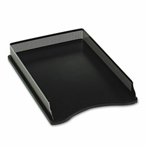 Rolodex E22615 Distinctions Self-Stacking Desk Tray- Metal- Black