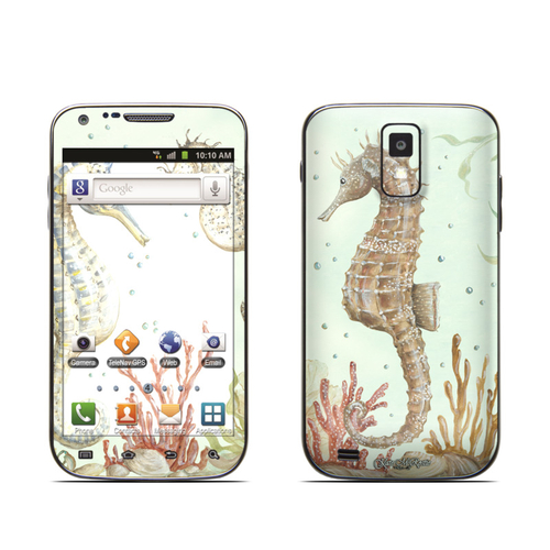 DecalGirl SGT9-SEAHORSETRIO Samsung Galaxy S II T989 Skin - Seahorse T