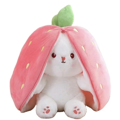 Madhaani Strawberry Bunny Soft Toy for Kids, Girls, Boys, for Small