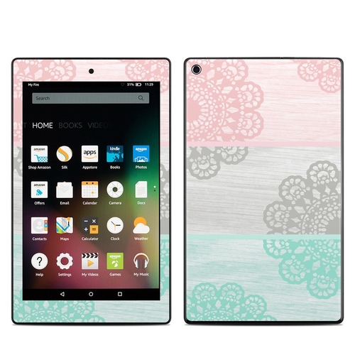 DecalGirl AKHD8-DOILY Amazon Kindle Fire HD8 2015 Skin - Doily