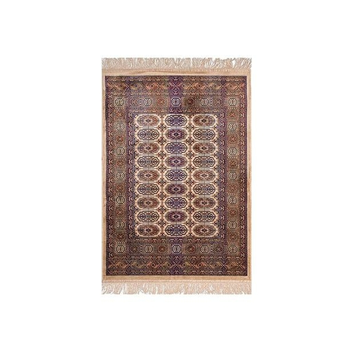 Chiraz Beige Silky Non Slip Rug 68 X 115 Cm