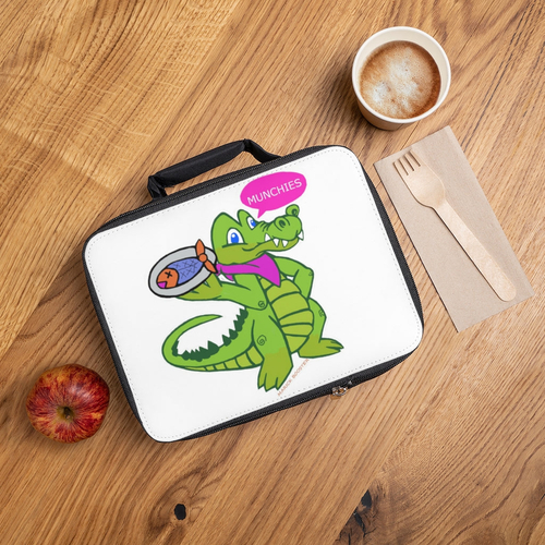 Munchies the Crocodile Lunch Bag