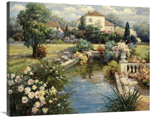 Global Gallery GCS-124599-3040-142 30 x 40 in. Afternoon Reflections A