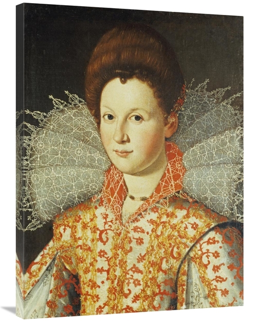 Global Gallery GCS-266221-36-142 36 in. Portrait of a Lady Art Print -