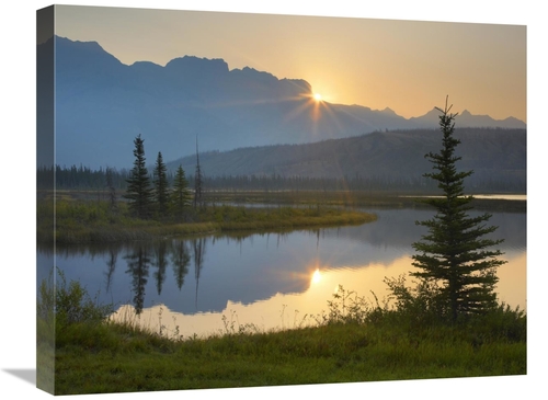 Global Gallery GCS-396971-2024-142 20 x 24 in. Sunset Over Miette Rang