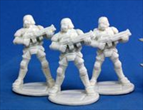 Reaper Miniatures 80012 Bones - Chrono Nova Corp Soldier 3 Miniature