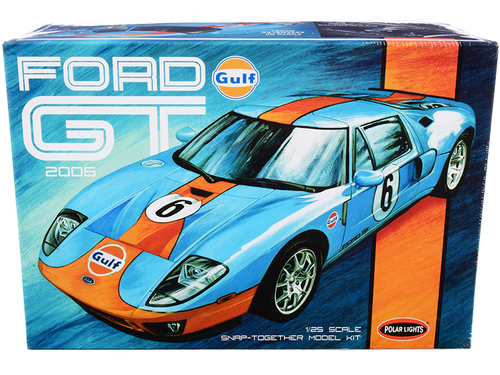 Skill 2 Snap Model Kit 2006 Ford GT \Gulf Oil\" 1/25 Scale Model by