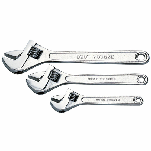 Clarke CHT104 3-Pce Adjustable Wrench Set