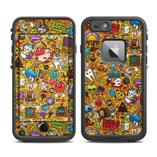 DecalGirl LFI6P-PSYCH Lifeproof iPhone 6 Plus Fre Case Skin - Psychede