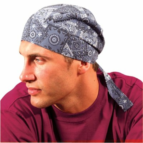 Main OccuNomix 561-TN6-BDN Tuff Nougies Dlx Tie Hat: Blue Denium image