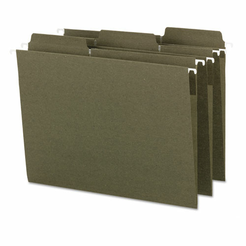 Smead Manufacturing 64037 FasTab Recycled Hanging File Folders, Gr