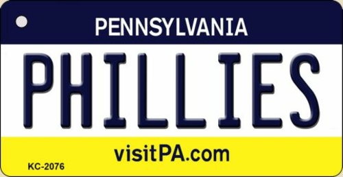 Smart Blonde KC-2076 1.5 x 3 in. Phillies Pennsylvania State License P