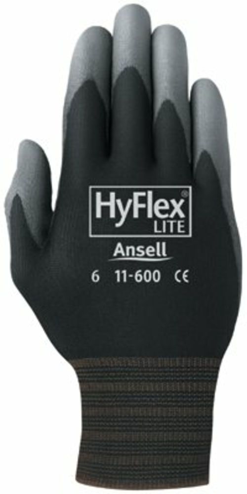 Ansell 012-11-600-10-BK 205654 10 Hyflex Ultra Lghtweight Assembly Glo